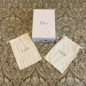 Dior Shoe Box and 2 Dust Bags 12.5”x8.5”